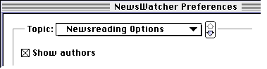 Version 3 of the NewsWatcher Prefs